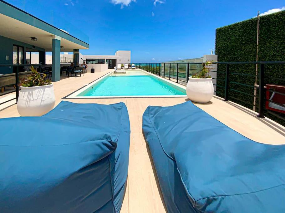 דירות פלאייה דל כרמן Beautiful + Luxury + Ocean View + Pool מראה חיצוני תמונה