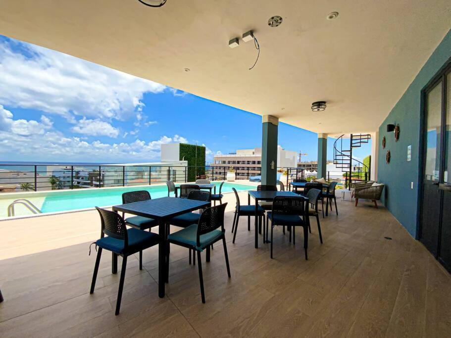 דירות פלאייה דל כרמן Beautiful + Luxury + Ocean View + Pool מראה חיצוני תמונה