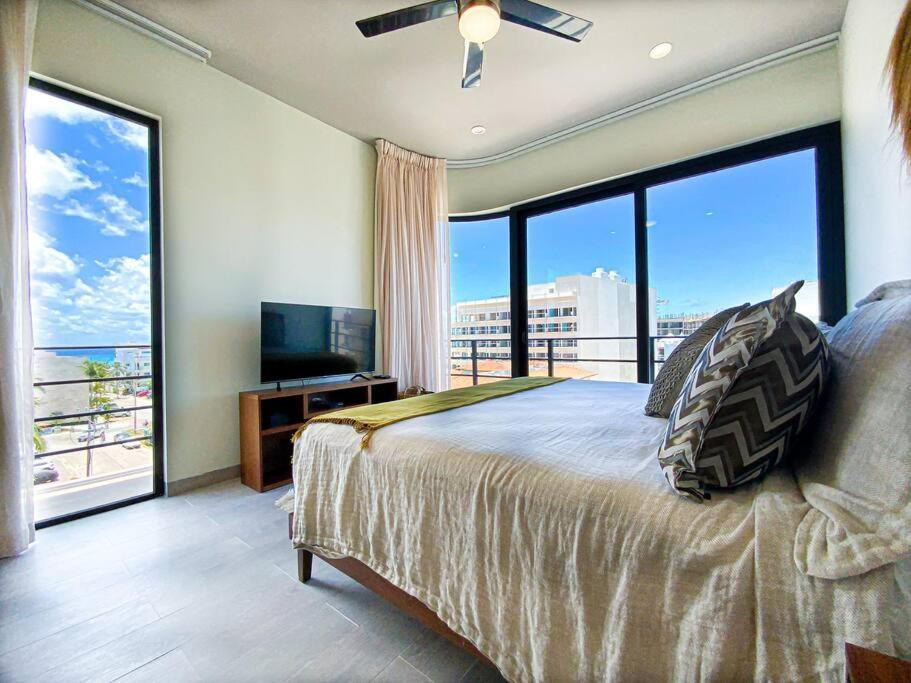 דירות פלאייה דל כרמן Beautiful + Luxury + Ocean View + Pool מראה חיצוני תמונה